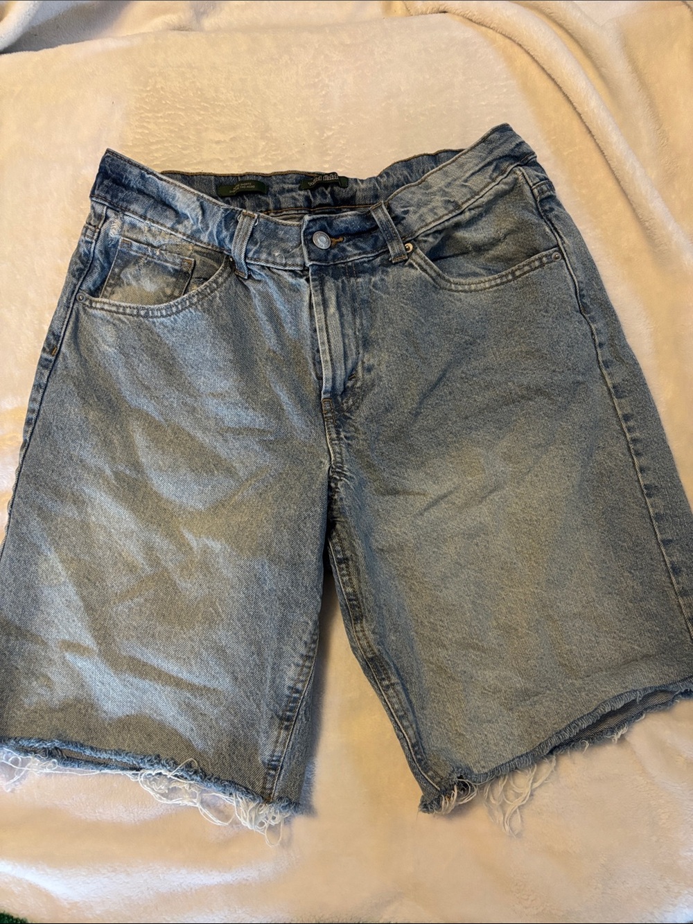 Light Wash Denim jorts